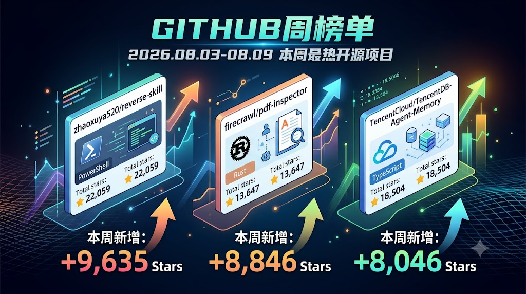 封面图_GITHUB周榜单_2026-08-09