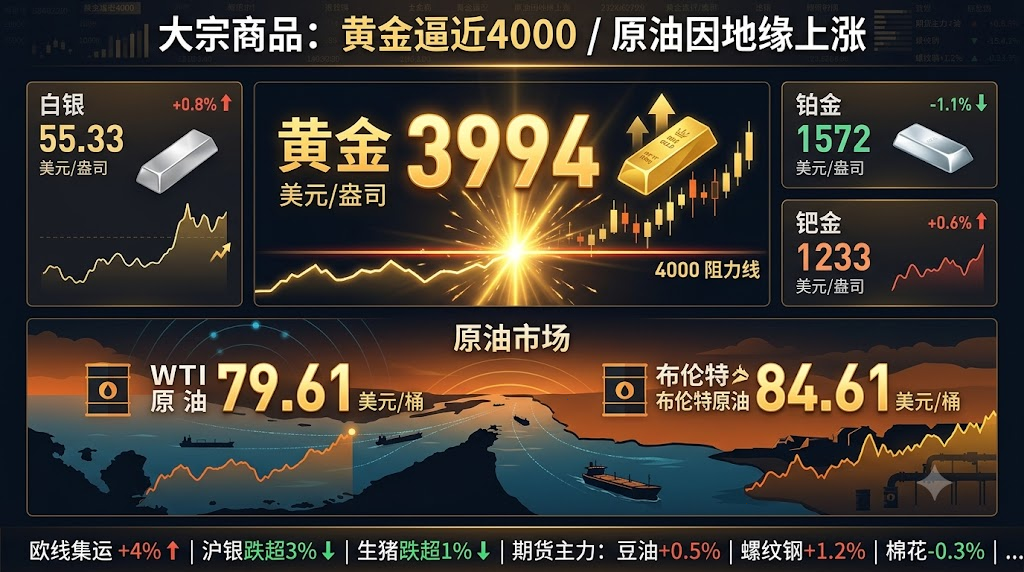 大宗商品仪表盘
